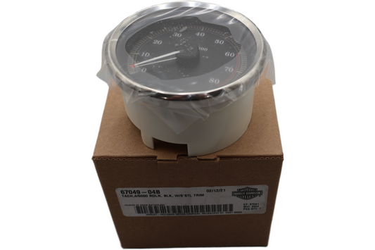 67049-04B NEW OEM 2004-2009 HARLEY-DAVIDSON SPORTSTER XL TACH REDLINE 6000 4"