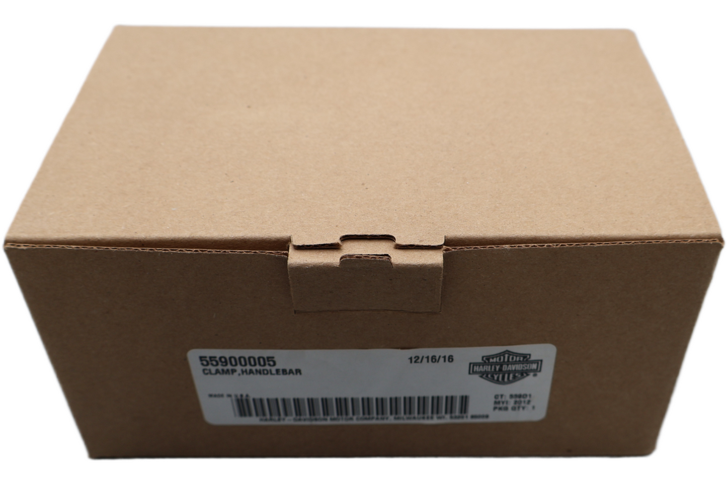 55900005 NEW OEM 2012-2016 HARLEY-DAVIDSON FLD FXDB DYNA HANDLEBAR CLAMP