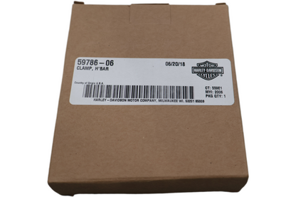 59786-06 NEW OEM 2006-2013 HARLEY-DAVIDSON DYNA FXD HANDLEBAR CLAMP