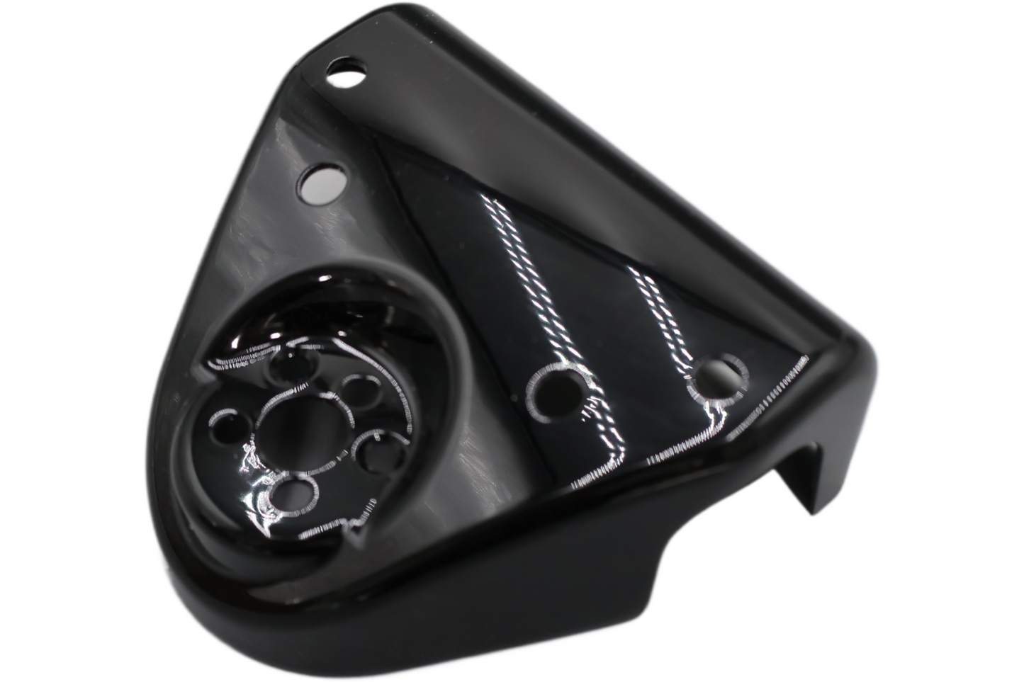 67810-03 NEW OEM 2003-2013 HARLEY-DAVIDSON FLHR/C ROADKING HANDLEBAR CLAMP BLACK