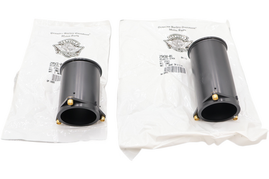 29521-01 29438-01 NEW OEM 2002-2017 HARLEY-DAVIDSON VRSC VROD VELOCITY STACKS