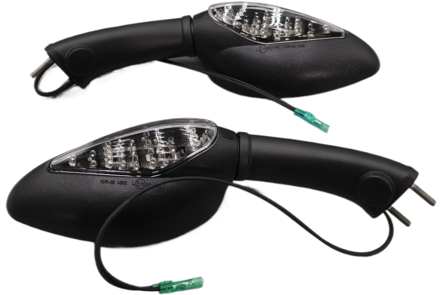 N0161.1AMC N0162.1AMC NEW OEM 2008-2010 BUELL 1125R MIRRORS W/TURN SIGNALS