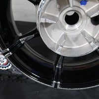 40900458 NEW OEM 2009-2025 HARLEY-DAVIDSON TOURING SLICER REAR WHEEL 7-SPOKE