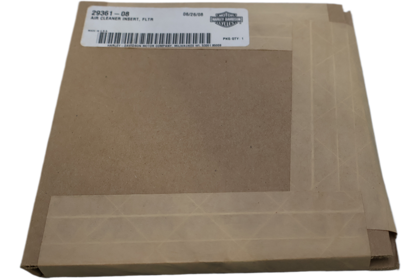 29361-08 NEW OEM 2008 HARLEY-DAVIDSON FLTR ROAD GLIDE 105H ANV AIR CLEANER INSERT