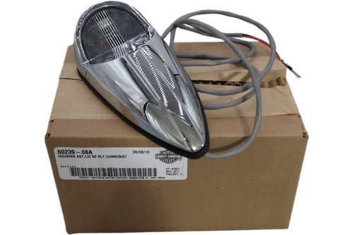 60239-08A NEW OEM 2008-2011 HARLEY-DAVIDSON FXCW/C SOFTAIL ROCKER LICENSE PLATE LIGHT