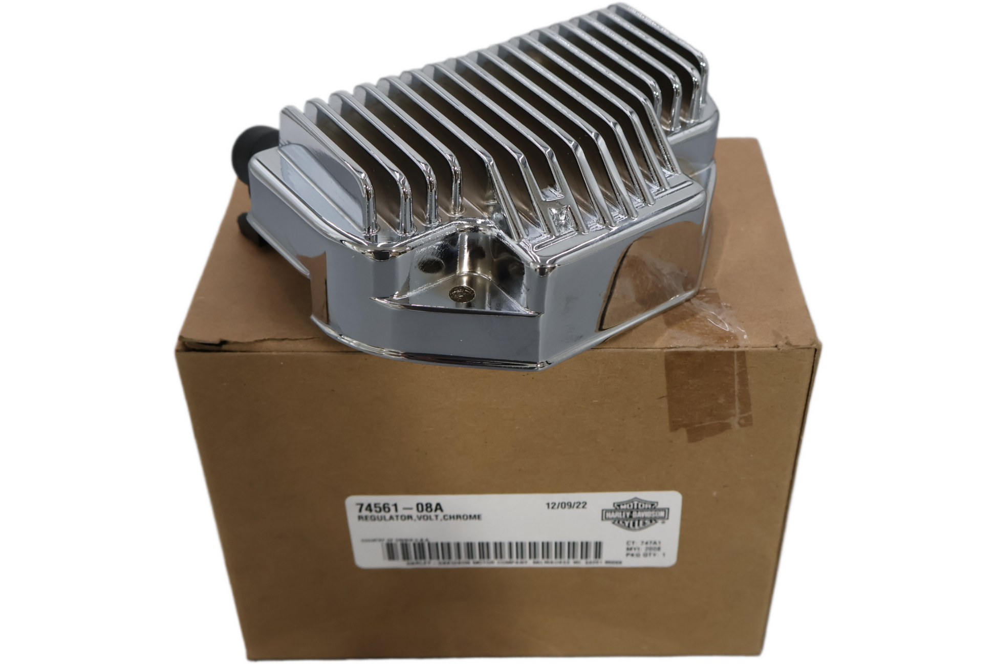 74561-08A NEW OEM 2008-2017 HARLEY-DAVIDSON FXD DYNA VOLTAGE REGULATOR CHROME