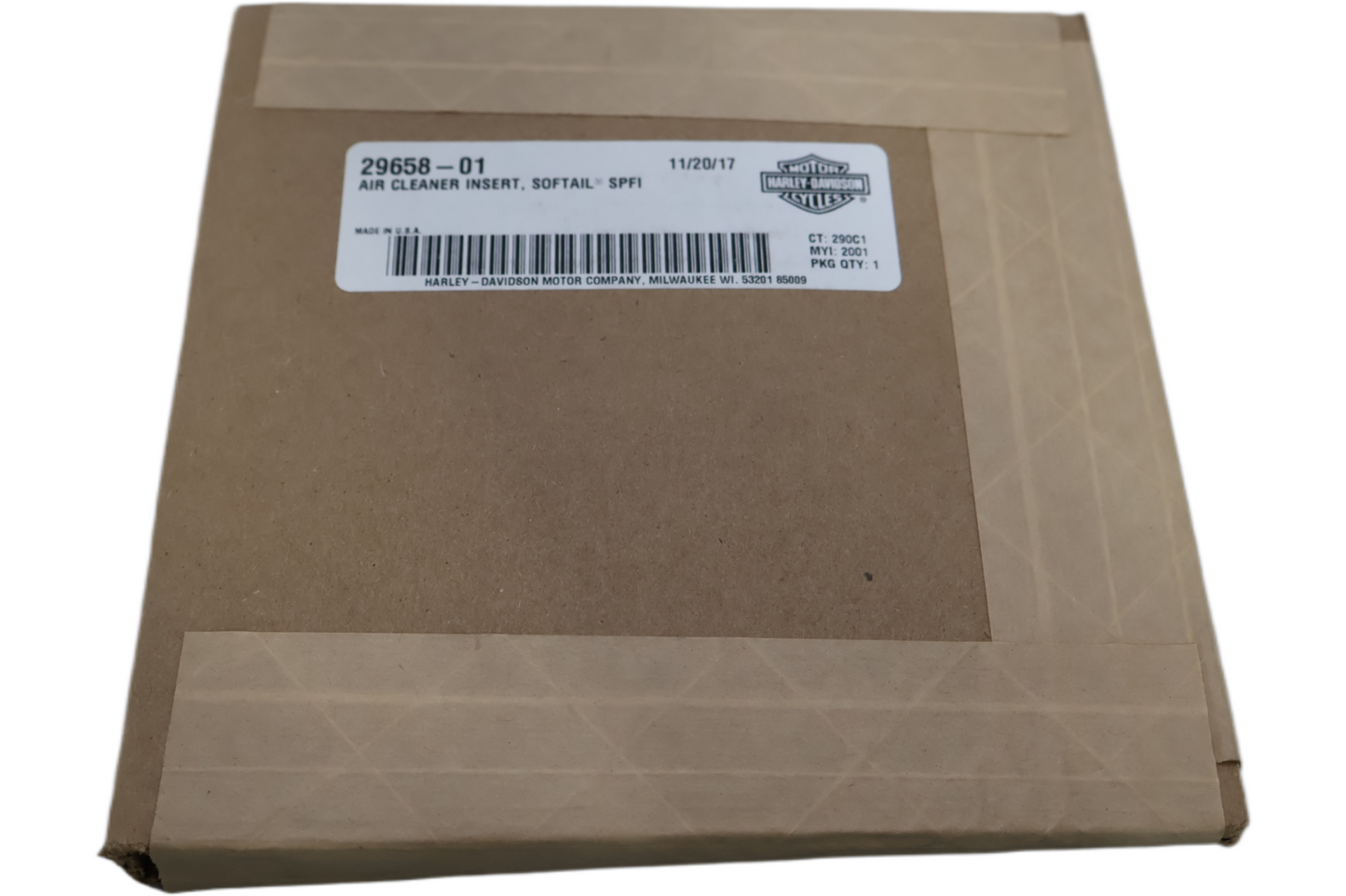 29658-01 NEW OEM 2001-2006 HARLEY-DAVIDSON SOFTAIL AIR CLEANER TRIM INSERT