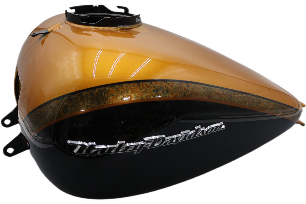 61000188DXT NEW OEM 2015 HARLEY-DAVIDSON FLHTKSE LIMITED GOLD RUSH GAS TANK