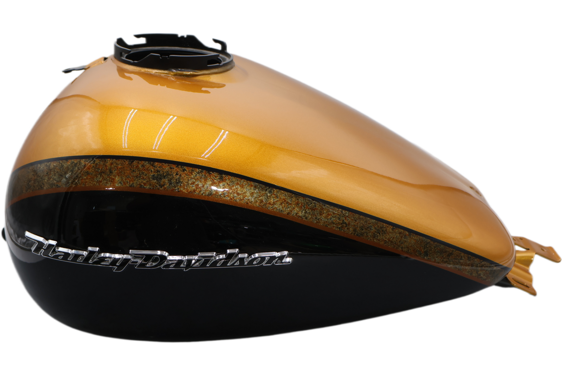 61000188DXT NEW OEM 2015 HARLEY-DAVIDSON FLHTKSE LIMITED GOLD RUSH GAS TANK