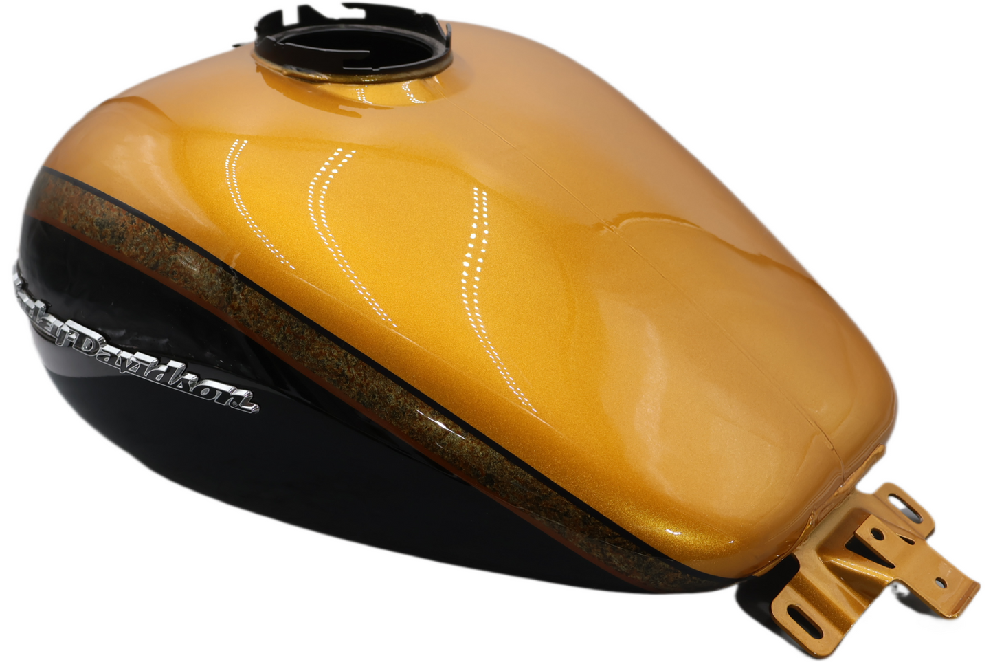 61000188DXT NEW OEM 2015 HARLEY-DAVIDSON FLHTKSE LIMITED GOLD RUSH GAS TANK