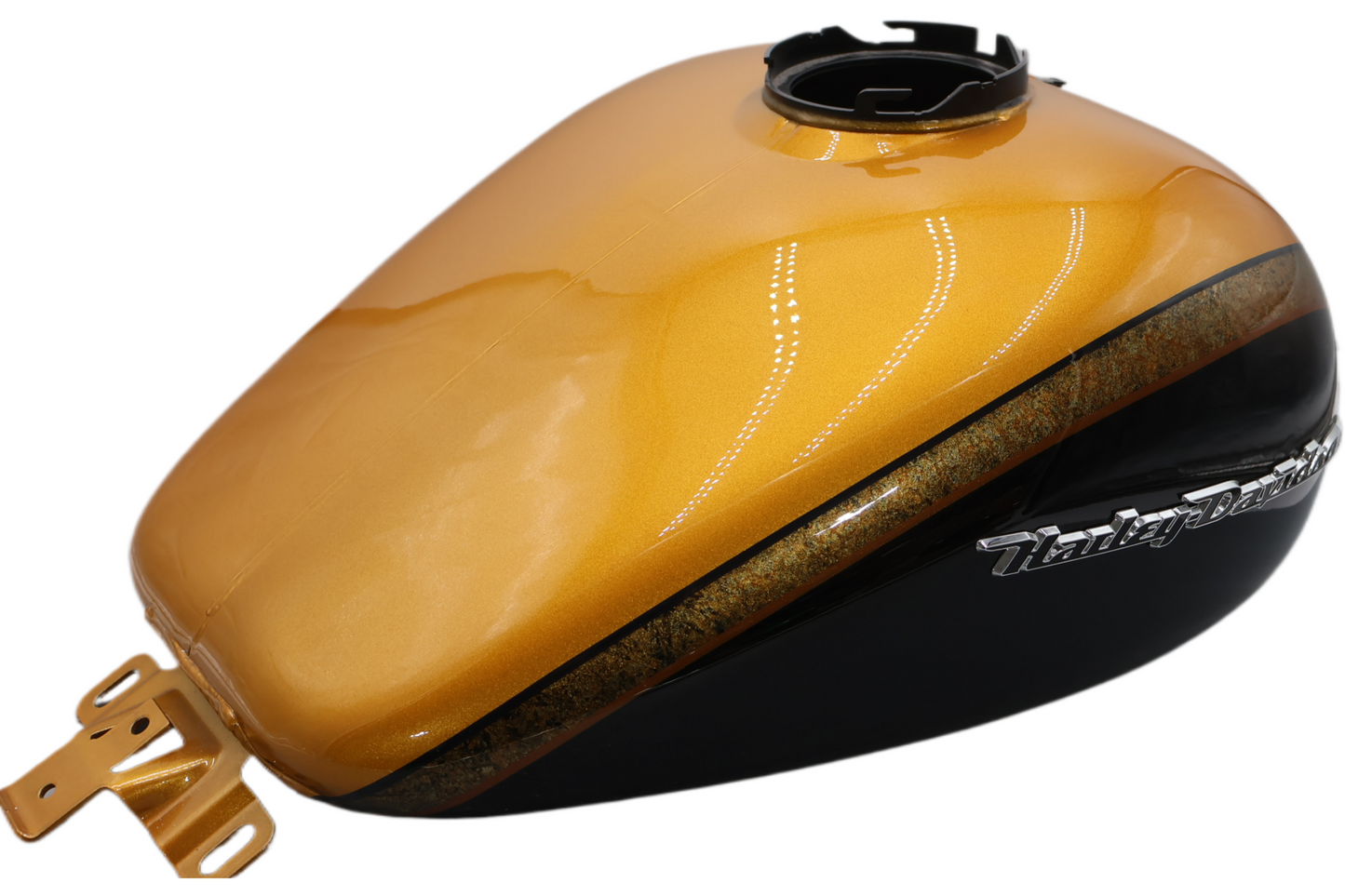 61000188DXT NEW OEM 2015 HARLEY-DAVIDSON FLHTKSE LIMITED GOLD RUSH GAS TANK