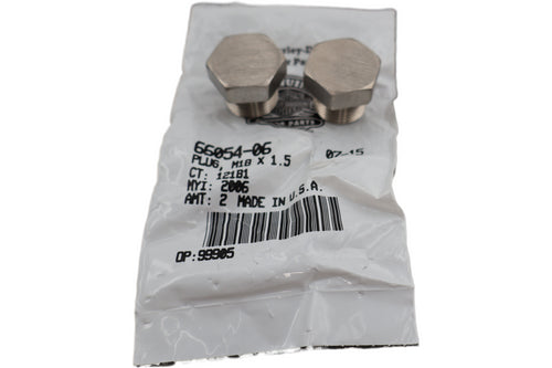 66054-06 NEW OEM HARLEY-DAVIDSON 12MM 02 SENSOR PLUGS SOFTAIL DYNA TOURING