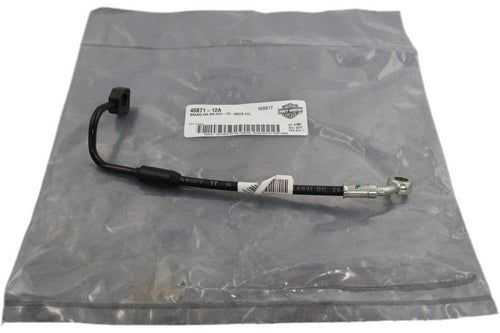 46871-12A NEW OEM 2012-2017 HARLEY-DAVIDSON FXD DYNA REAR BRAKELINE HCU-TO-MSTR C