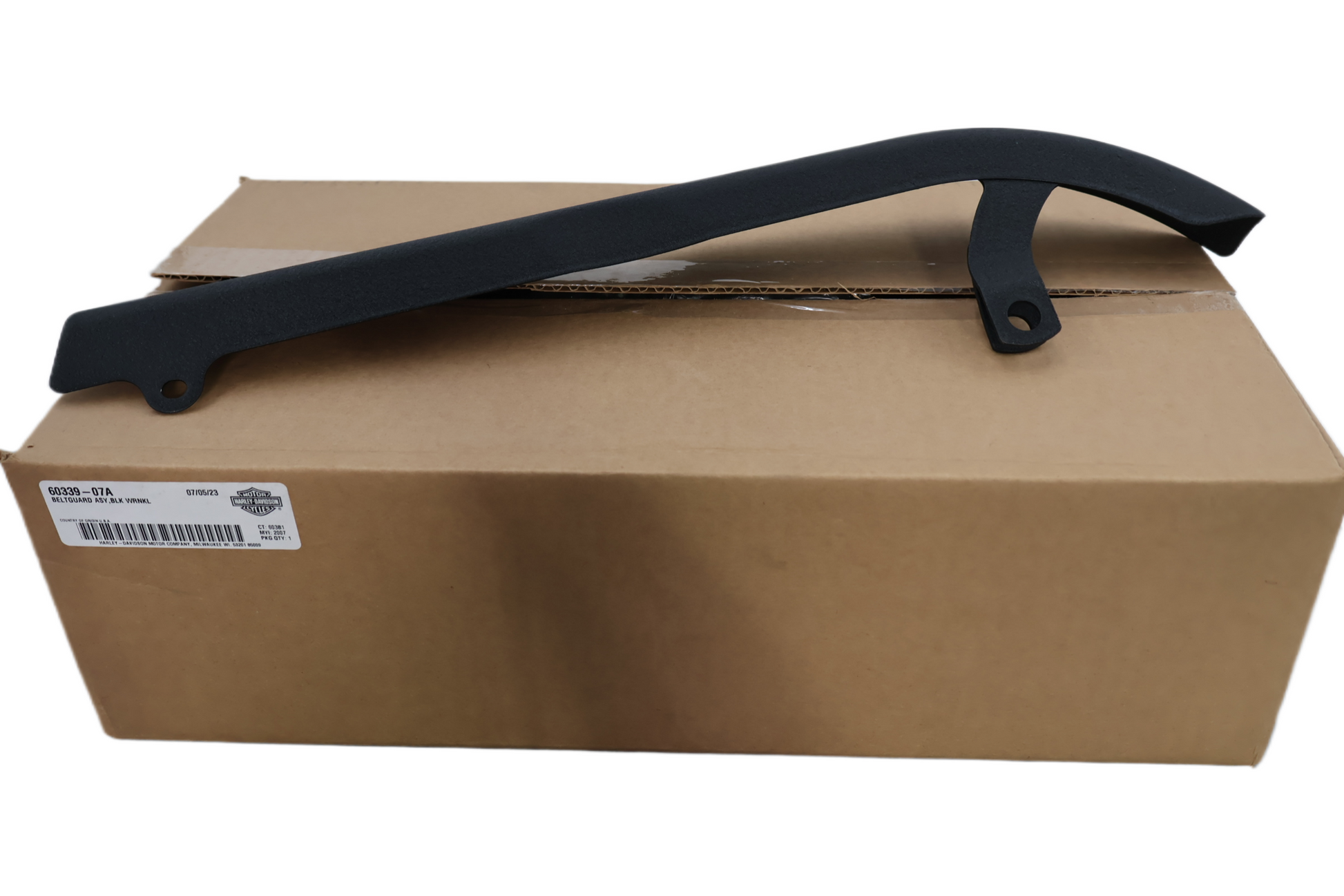 60339-07A NEW OEM 2007-2017 HARLEY-DAVIDSON FXD DYNA BELT GUARD DEBRIS DEFLECTOR