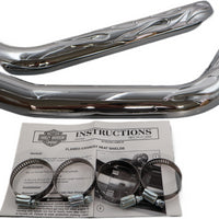 65866-05 NEW OEM 2000-2006 HARLEY-DAVIDSON HERITAGE SOFTAIL FLAMES HEAT SHIELDS