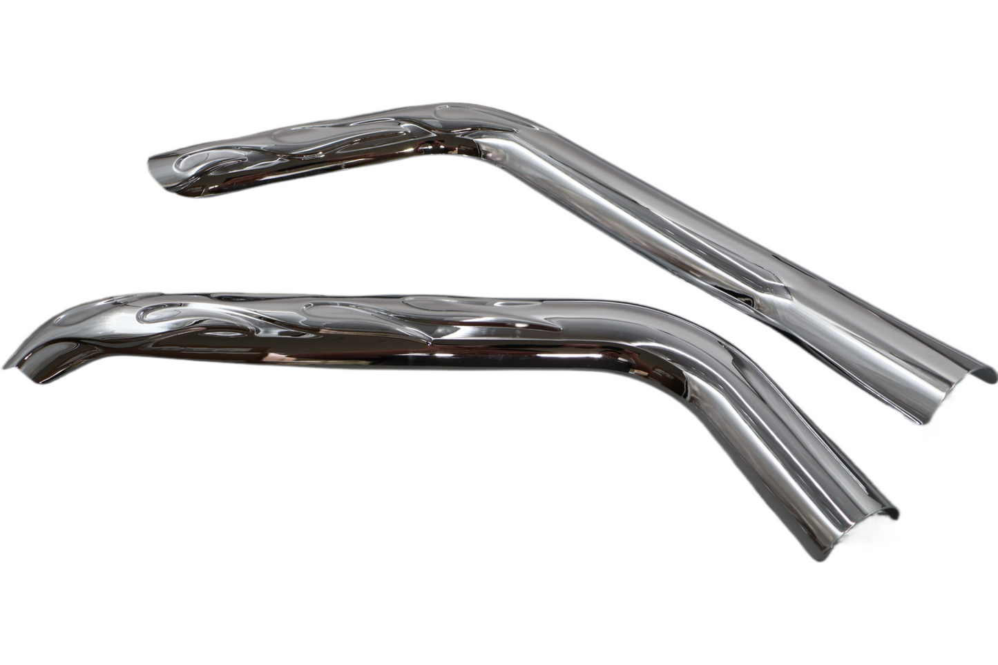 65866-05 NEW OEM 2000-2006 HARLEY-DAVIDSON HERITAGE SOFTAIL FLAMES HEAT SHIELDS