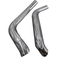 65866-05 NEW OEM 2000-2006 HARLEY-DAVIDSON HERITAGE SOFTAIL FLAMES HEAT SHIELDS