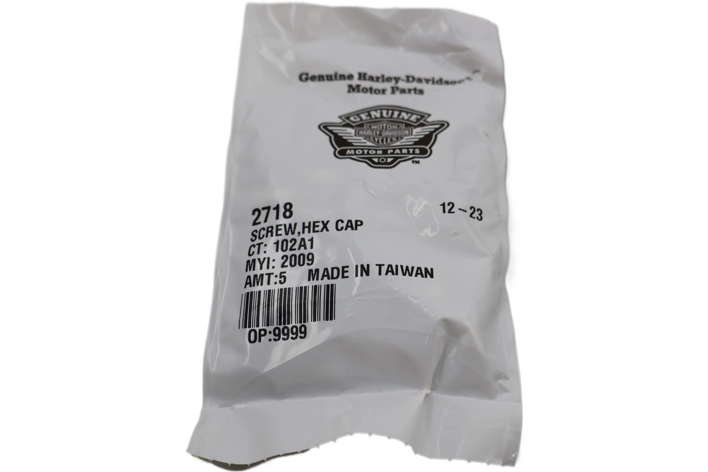 2718 NEW OEM HARLEY-DAVIDSON HEX CAP SCREW  1/4"-20 X 1-3/4" 5-PACK 2718