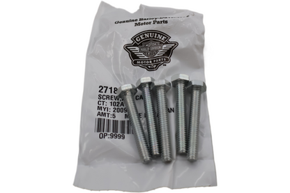 2718 NEW OEM HARLEY-DAVIDSON HEX CAP SCREW  1/4"-20 X 1-3/4" 5-PACK 2718