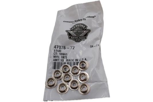 47076-72 NEW OEM HARLEY-DAVIDSON SIDECAR TONNEAU COVER STUD QTY 10 47076-72