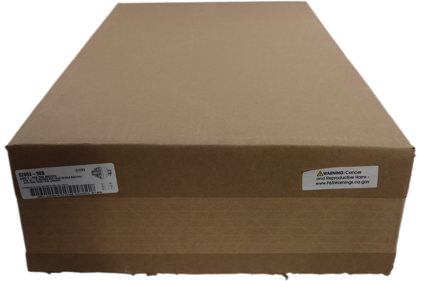 52892-98 NEW OEM 1997-2013 HARLEY-DAVIDSON TOURING TOUR PACK BACKREST PASSENGER