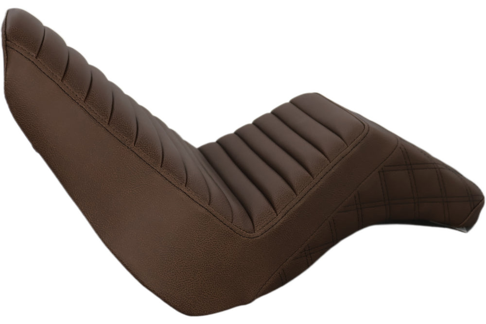 818-27-176BR NEW SADDLEMEN STEP UP BROWN SEAT FITS 2018-2025 HARLEY FLFB/S FXBR