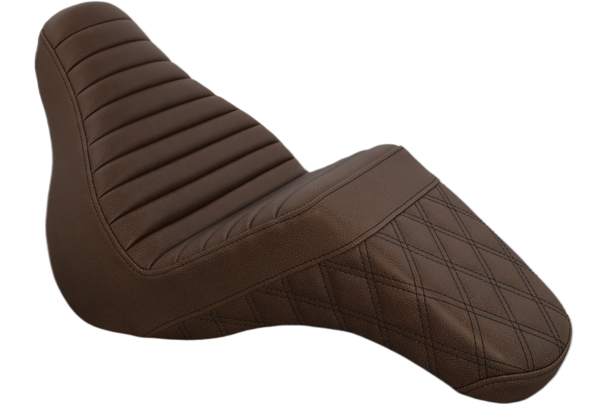 818-27-176BR NEW SADDLEMEN STEP UP BROWN SEAT FITS 2018-2025 HARLEY FLFB/S FXBR