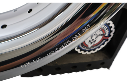 43664-11 NEW OEM 2009-2025 HARLEY-DAVIDSON TOURING REAR WHEEL SMOOTH CHROME