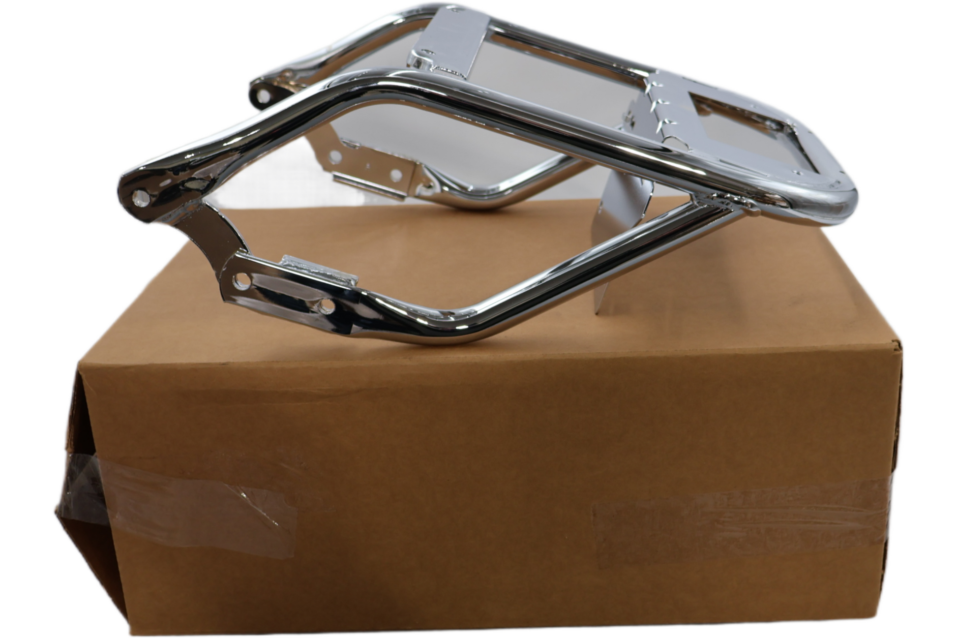 53411-09 NEW OEM 2009-2013 HARLEY-DAVIDSON TOURING LUGGAGE RACK CHROME