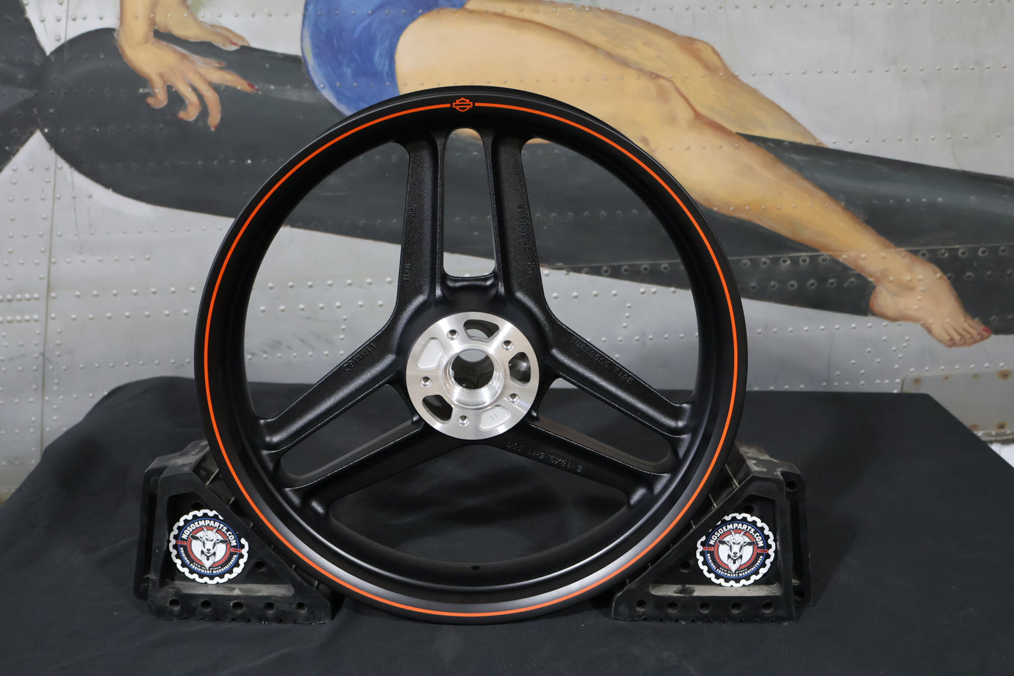 43343-10 NEW OEM 2008-2011 HARLEY-DAVIDSON XR1200 SPORTSTER FRONT WHEEL RIM 3-SP