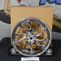 42091-09 NEW OEM 2009-2025 HARLEY-DAVIDSON TOURING BLADE CHROME REAR WHEEL