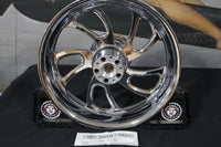 
              42091-09 NEW OEM 2009-2025 HARLEY-DAVIDSON TOURING BLADE CHROME REAR WHEEL
            