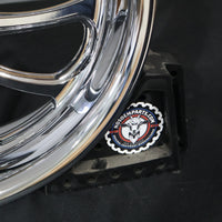 42091-09 NEW OEM 2009-2025 HARLEY-DAVIDSON TOURING BLADE CHROME REAR WHEEL