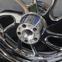42091-09 NEW OEM 2009-2025 HARLEY-DAVIDSON TOURING BLADE CHROME REAR WHEEL