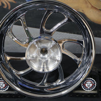 42091-09 NEW OEM 2009-2025 HARLEY-DAVIDSON TOURING BLADE CHROME REAR WHEEL