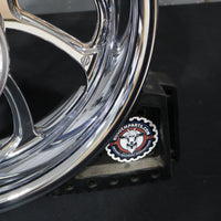 42091-09 NEW OEM 2009-2025 HARLEY-DAVIDSON TOURING BLADE CHROME REAR WHEEL