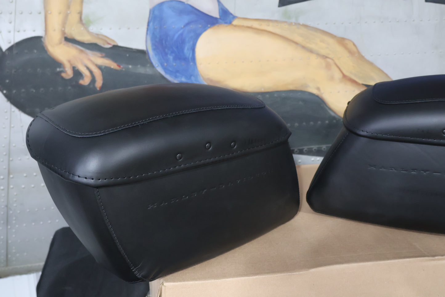 53061-00B NEW OEM 2000-2017 HARLEY-DAVIDSON SOFTAIL RIGID LOCKING SADDLEBAG KIT