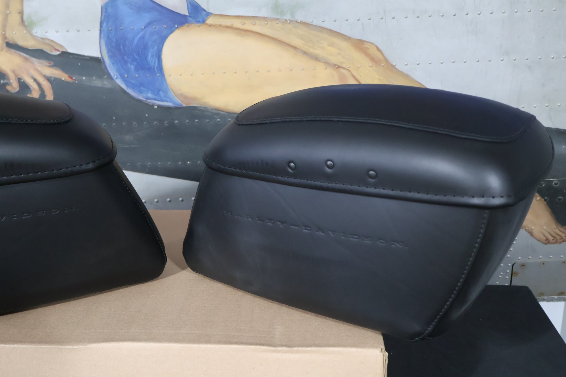 53061-00B NEW OEM 2000-2017 HARLEY-DAVIDSON SOFTAIL RIGID LOCKING SADDLEBAG KIT