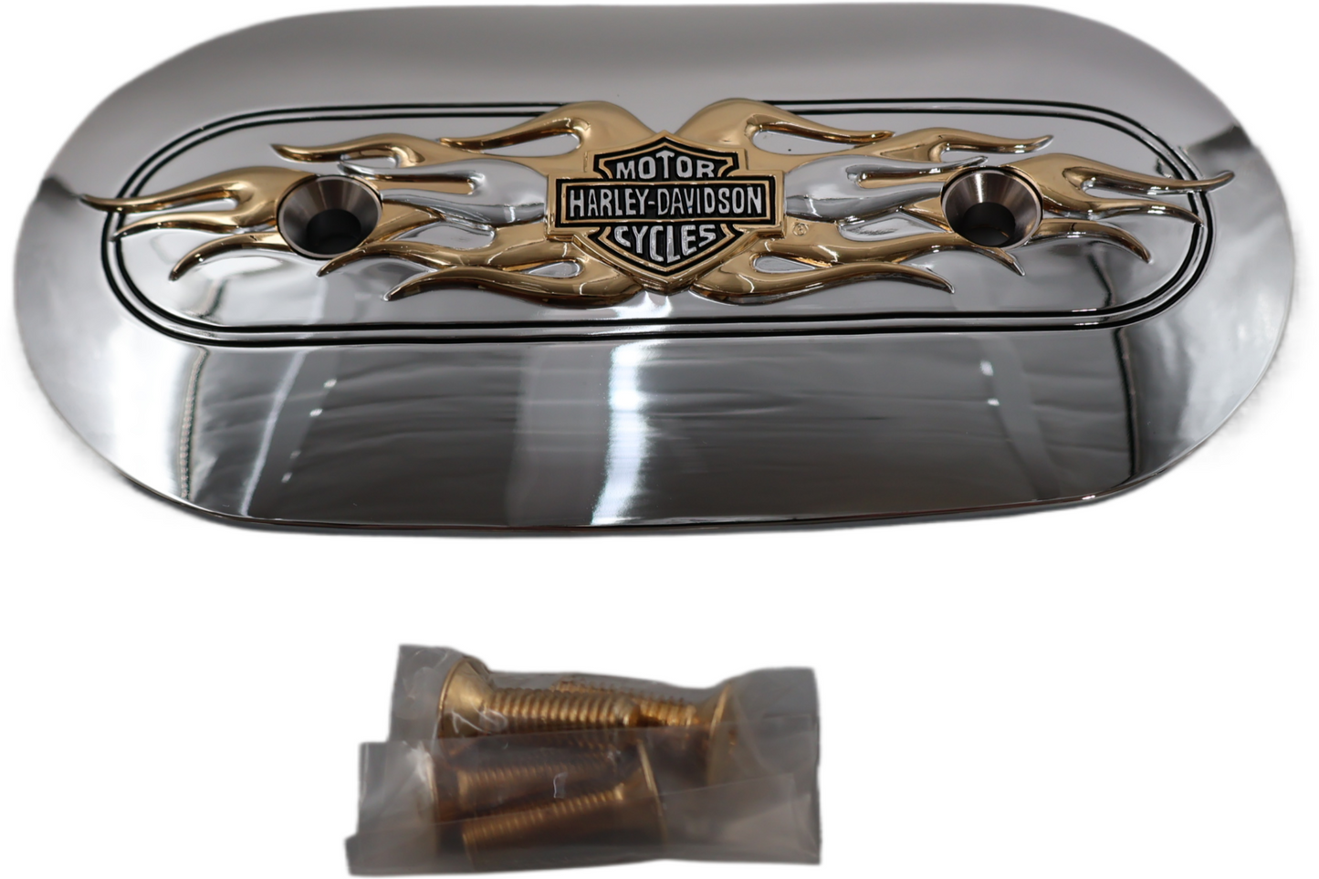 29411-98A NEW OEM 1983-2003 HARLEY-DAVIDSON SPORTSTER XL FLAMES AIR CLEANER TRIM INSERT