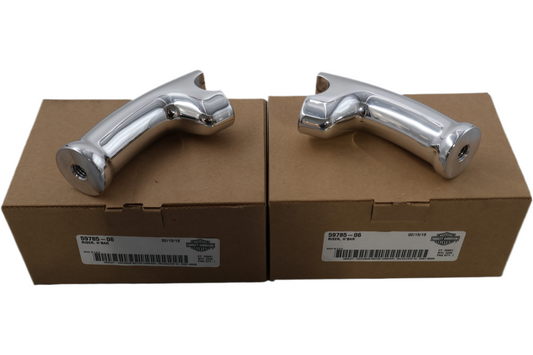 59785-06 NEW OEM 2006-2013 HARLEY-DAVIDSON FXD DYNA HANDLEBAR RISERS