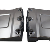 17595-10 NEW OEM 2012-2017 HARLEY-DAVIDSON SOFTAIL UPPER ROCKER COVERS SATIN PAIR
