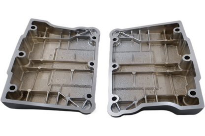 17595-10 NEW OEM 2012-2017 HARLEY-DAVIDSON SOFTAIL UPPER ROCKER COVERS SATIN PAIR