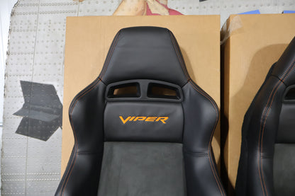XD051V5AA NEW OEM 2005 DODGE VIPER SRT-10 COPPERHEAD SEATBACKS PAIR DRIVER/PASS