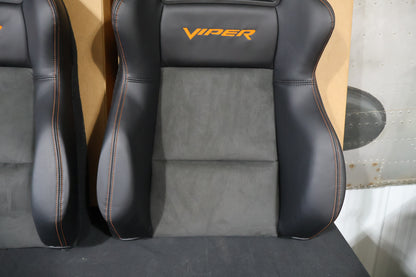 XD051V5AA NEW OEM 2005 DODGE VIPER SRT-10 COPPERHEAD SEATBACKS PAIR DRIVER/PASS