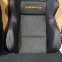 XD051V5AA NEW OEM 2005 DODGE VIPER SRT-10 COPPERHEAD SEATBACKS PAIR DRIVER/PASS