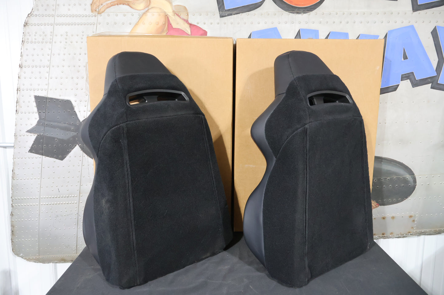 XD051V5AA NEW OEM 2005 DODGE VIPER SRT-10 COPPERHEAD SEATBACKS PAIR DRIVER/PASS