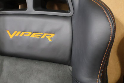 XD051V5AA NEW OEM 2005 DODGE VIPER SRT-10 COPPERHEAD SEATBACKS PAIR DRIVER/PASS