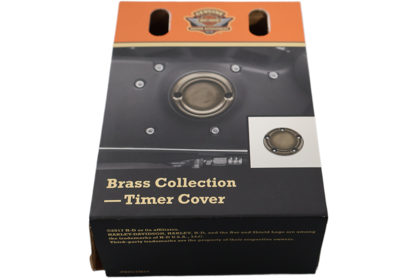 25600059 NEW OEM 2004 AND NEWER HARLEY-DAVIDSON SPORTSTER XL BRASS TIMER COVER