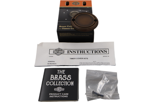25600059 NEW OEM 2004 AND NEWER HARLEY-DAVIDSON SPORTSTER XL BRASS TIMER COVER