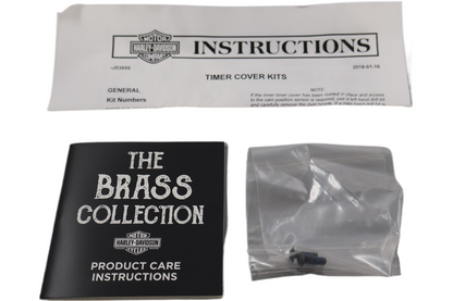25600059 NEW OEM 2004 AND NEWER HARLEY-DAVIDSON SPORTSTER XL BRASS TIMER COVER